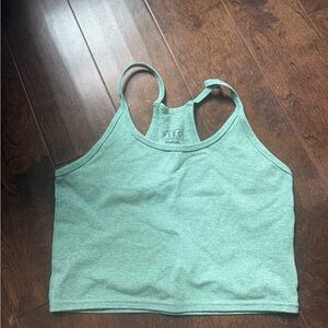Fleo Heather Green Athletic Tank